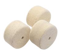 3Pcs Yootones Drum Pedal Beater Felt Pads Mallet Hammer Head Felts Pads Compatible with Percussion Accessory