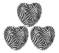 3PCS Zebra Print Car Air Freshener Hanging Scented Cards Cute Gray Car Fresheners Long Lasting New Cars Scents for Women Men Natural Air Freshener with Lanyard Automotive Freshies
