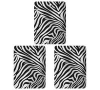 3PCS Zebra Print Car Air Freshener Hanging Scented Cards Cute Gray Car Fresheners Long Lasting New Cars Scents for Women Men Natural Air Freshener with Lanyard Automotive Freshies
