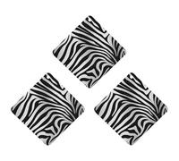 3PCS Zebra Print Car Air Freshener Hanging Scented Cards Cute White Car Fresheners Long Lasting New Cars Scents for Women Men Natural Air Freshener with Lanyard Automotive Freshies
