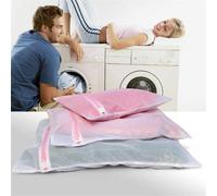 3Pcs Zipped Laundry Washing Mesh Net Bra Sox Underwear Washing Machine Wash Bags