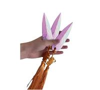 3pcs Zoey's Prop Replica, Zoey's Weapon with Tassel, Halloween Cosplay Costume Accessories (Pink)