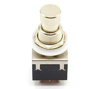 3PDT 9 pins Guitar Effects Push Button Switch Foot Pedal switches Guitar Switch 1Pcs (Color : Blue)(Black)