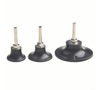 3pics Plus Sanding Abrasive Holder with 1/4 Inch Shank for Quick Twin Pad Gadget Compatible with 15 Change Sanding 3 Inch Disc and Discs