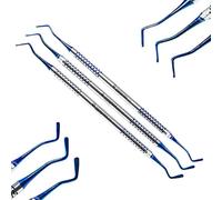 3Piece Dental Spatulas Composite Placement Flat Plastic Filling Instruments Restoration Spatula Appling Condensing Resin Tooth Restoration Set