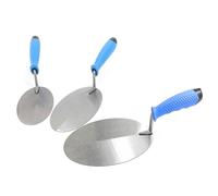 3Piece Set of Stainless Steel Trowels Mud Boards Suitable for Efficient Brickwork Smoothing Tasks Professional Builders Remodeling Trowel Set