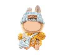 3Pieces Dolls Clothing Set with Knitted Sweater Hat and Bag for 17cm Pendant Dolls Outfit Display Dressingup Doll Outfit