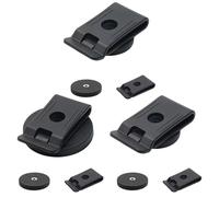 3Pieces / set Belt Clips Lockable/Nonlockable Option Snapped on Adjustable Clips in Silicone for Various Size Adjustable Clip