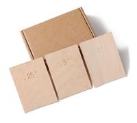 3Pieces Set Guitar Neck Adjustment Shims Tapered Construction Eliminates Gaps Suitable For Screw Spacing And Systems