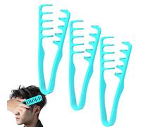 3Pieces Texture Styling Comb, Seamless Wide-tooth Comb, Volumizing Wide-Tooth Hair Styling Combs, Wide Tooth Detanglers, Bangs Seam Grooming for Cover The B-angs Seam and Fluff Up Top Of The Head