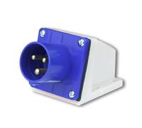 3Pin 16A Industrial Plug, IP44 Industrial Plug, 3Pin Waterproof Connector Plug, Industrial Site Plug, IP44 Camping Caravan Industrial Plug, Male 3 Pin Replacement Industrial Site Plug