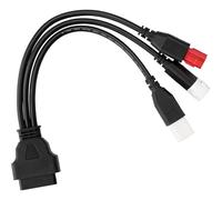 3pin 4 pin 6pin motor obd2 cable 3pin 4pin 6pin to 16pin Euro5 OBD Motorbike 3 in 1 OBDii Diagnostic Adapter scanner connector Cable for Yamaha Motorcycle Kline for Honda CRF K-T-M X- MAX T Racer