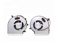 3pin 4 pin fan Computer Radiator Cooling Fans For MSI GE62 GL62 GE72 GL72 GP62 GP72 PAAD06015SL laptop CPU GPU graphics card fan (Blade Color : Both 3PIN, Blade Quantity : Other)