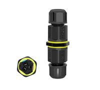 3Pin Electrical Cable Connector IP68 Flame Proof Terminals Connector for Outdoor and Garden Lighting Installations Connector Flame Retardant