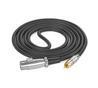 3Pin Male to Female Auditory Cable for Amplifiers, Mixers, Microphones