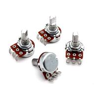 3PIN Wiring Pin Handle Length 15mm WH148 10K B103 Ohm Single Turn Potentiometer Variable Resistors 1Pcs