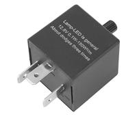 3pins Universal 12V Electronic Adjustable Freauency LED Turn Signal Light Blinker Flasher Relay Car Motorcycle LED Flasher Relay