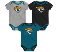 3PK CREEPER SS, Grey, black, turquoise