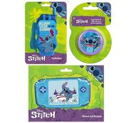 3pk Disney Stitch Toy Set for Kids - Battery Operated Flip Phone with Sound, Mini Bowling Game and Water Game Toy, Indoor Outdoor Sports Toys, Stitch Birthday Gifts