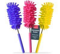 3pk Extendable Feather Duster | Long Handled Duster