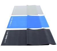 3PK Flat Resistance Band - TPE Size: 15*120cm Light/Medium/Heavy Resistance， durable resistance，No smell， Soft Touch，Excellent stretchability