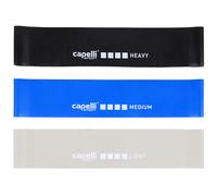 3PK Loop Resistance Band - Latex circumference ，Light/Medium/Heavy Resistance,Latex offer durable resistance,No smell, Soft Touch,Excellent stretchability,Everyone can get suitable one for Yog