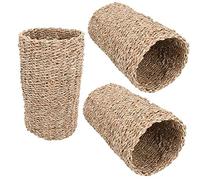 3PK Medium Small Animals Boredom Breaker Seagrass Play Tunnel 13x13x24cm