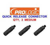 Prologic Quick Release Connector Black - Medium, Small or Large - Carp Fishing