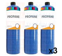 3Pk Propane Gas 400g Bottle Disposable Cylinder plumbers blow torch jet burner