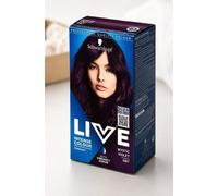 3pk Schwarzkopf LIVE Intense Colour 087 Mystic Violet Permanent Hair Dye