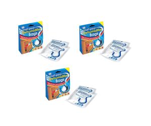 3pk Small Space Dehumidifier Bag Moisture Trap Damp Mould Control