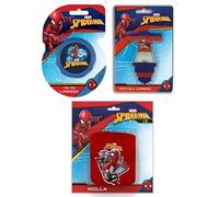 3pk Spiderman Toys for Boys - Slinky Spring Toy, Spider Yoyo Ball & LED Gyroscope Spinner Toy with Launcher, Boys Girls Birthday Gifts Age 3-12 Kids Toys Indoor Outdoor Games
