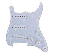 3Ply Guitar Single Coil Pickup Loaded Prewired Pickguard SSS Set For FD ST Guitar Parts (Color : B)