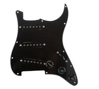 3Ply Guitar Single Coil Pickup Loaded Prewired Pickguard SSS Set For FD ST Guitar Parts (Color : D)