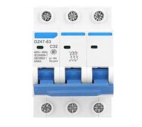 3Pole 32A 400V DZ47-63 Protection Circuit Breaker Hand and Automatic Short Circuit Protection for Leakage Protection Automatic switch