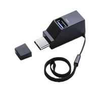 3Port USB C Expander 1 USB3.0 2x USB2.0 Hot Swappable Type C Adapter For Keyboard Storage USB Hub For Laptop