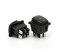 3Position Black Square 6Pins IP65 ON KCD2-9203 22X30.4mm ON-OFF-ON Function Type Rocker Switch IDGTTLDF(No light)