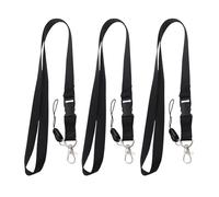 3Psc Detachable Neck Strap Lanyard, Neck Lanyard Strap, Flat Lanyards with Metal Lobster Clip, Quick Release Lanyards Trap, Lanyard-s with Safety Buckle for Cell Phone Name Badges ID Card Holder Keys