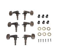 3R 3L Guitar String Tuning Pegs Stainless Steel Guitar Machine Heads Enclosed String Tuning Keys for Acoustic or Electric Guitars