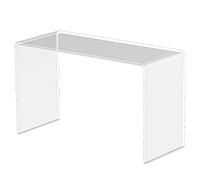 3R W Design Acrylic Display Shelves- Clear Display Plastic Perspex Stands Risers Plinths (4mm-thick-25cm-10cm-15cm)