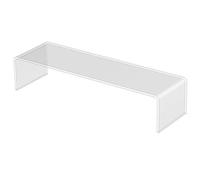 3R W Design Acrylic Display Shelves- for Ikea Detolf Acrylic Display Shelves Stands Risers Plinths Hoverstand (4mm-thick-35cm-10cm-7.5cm)
