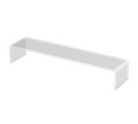 3R W Design Clear Acrylic Display Risers- Premium Shelf Riser Display Stands and Plinths - Hoverstand- Made in UK (6mm-thick-45cm-10cm-7.5cm, Max Load 2.5kg)