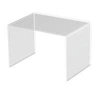 3R W Design Clear Acrylic Display Risers- Premium Shelf Riser Display Stands and Plinths - Hoverstand- Made in UK (30*20*20cm 6mm-thick, Max Load 8.2kg)