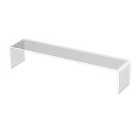 3R W Design Clear Acrylic Display Risers- Premium Shelf Riser Display Stands and Plinths - Hoverstand- Made in UK (6mm-thick-50cm-10cm-10cm, Max Load 0.5kg)