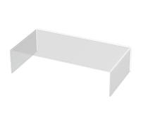 3R W Design Clear Acrylic Display Risers- Premium Shelf Riser Display Stands and Plinths - Hoverstand- Made in UK (6mm-thick-60cm-30cm-15cm, Max Load 4.5kg)