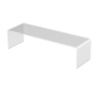 3R W Design Clear Acrylic Display Risers- Premium Shelf Riser Display Stands and Plinths - Hoverstand- Made in UK (4mm-thick-33cm-10cm-8.5cm, Max Load 1.2kg)