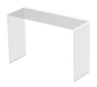 3R W Design Clear Acrylic Display Risers- Premium Shelf Riser Display Stands and Plinths - Hoverstand- Made in UK (6mm-thick-30-10-20cm, Max Load 2kg)