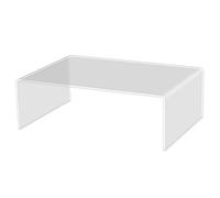 3R W Design TV Monitor Laptop Computer Stand Acrylic Riser, Printer, Audio Hi-Fi Stand Rack Hoverstand (4mm-thick-30cm-20cm-10cm)