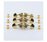 3R3L Gold Guitar Locking Machine Heads Tuners Gear Ratio 1:21 Guitar Tuning Pegs Parts Guitar Knobs Tuning Keys
