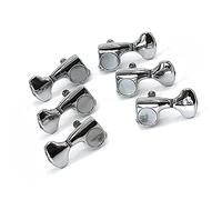 3R3L Silver Electric Acoustic Guitar Fully Closed Style String Tuning Pegs Guitar Machine Heads Guitar Knobs Tuning Keys